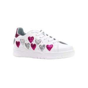 Farfetch - CHIARA FERRAGNI Glitter Hearts Sneakers